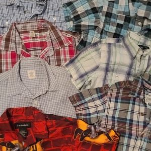 8 Boys button down shirts